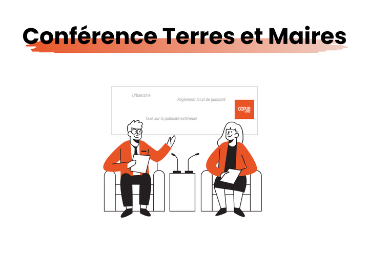 Conférence terres et maries : enjeux et perspectives locales sur la publicité extérieure